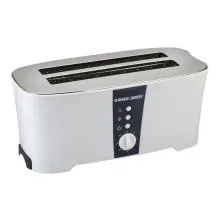 BLACK+DECKER ET124 1350W Cool Touch 4 Slice Toaster