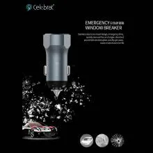 Celebrat Car Charger, Dual USB, CC01