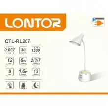 LONTOR Rechargeable LED Reading Lamp (CTL-RL207)