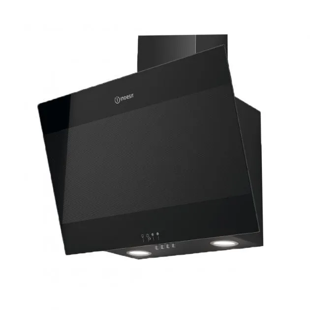 Indesit Cooker Hood, Angled, Air Flow 647m3h
