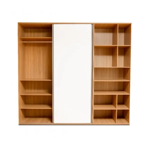 Amish Wardrobe - Sahara Walnut & White (LF-AMI-2WD-SWW-S)