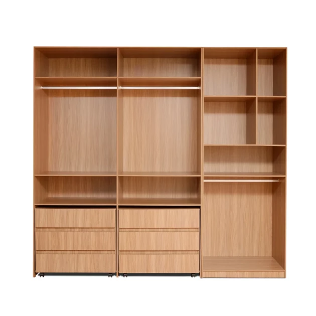 Zara Wardrobe - Sahara Walnut (LF-ZARA-WD-SHW-S)