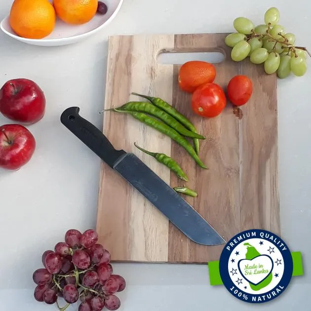 Smart Chef Vegetable Wooden Cutting Board WCB01, 10 x 14