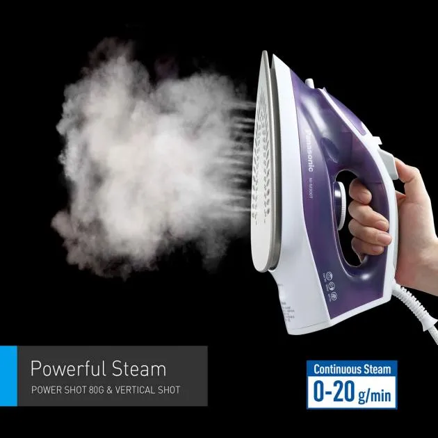 Panasonic Steam Iron NI-M300T - 1800W, Titanium Coated Plate