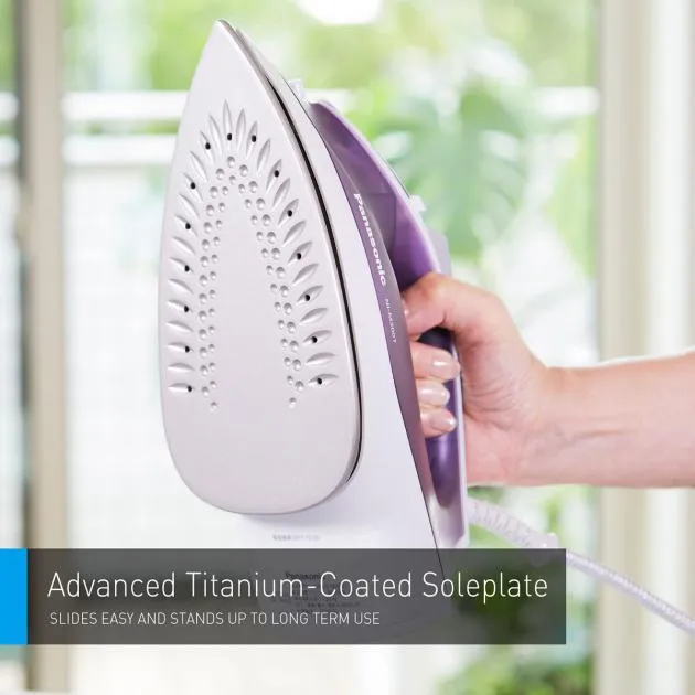 Panasonic Steam Iron NI-M300T - 1800W, Titanium Coated Plate