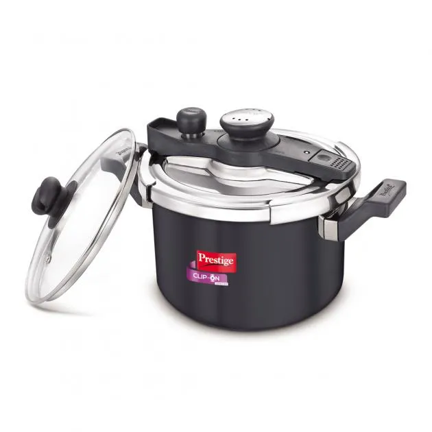 Prestige Svachh No mess Pressure Cooker Hard Anodised 5L