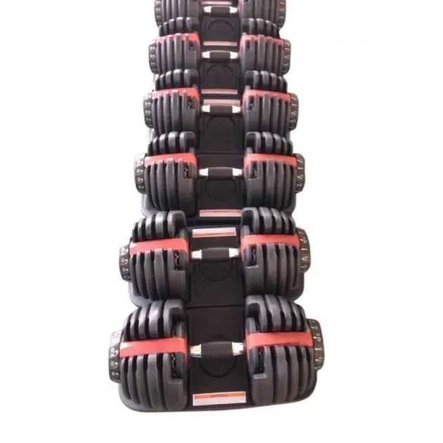 Quantum 90 Lb Quick Adjustable Dumbbell - Pair - QT-AJSTDBL-90