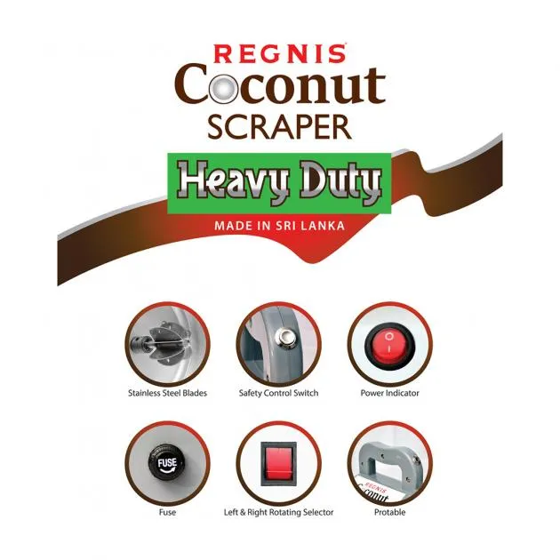 REGNIS Heavy Duty Electric Coconut Scraper 150W