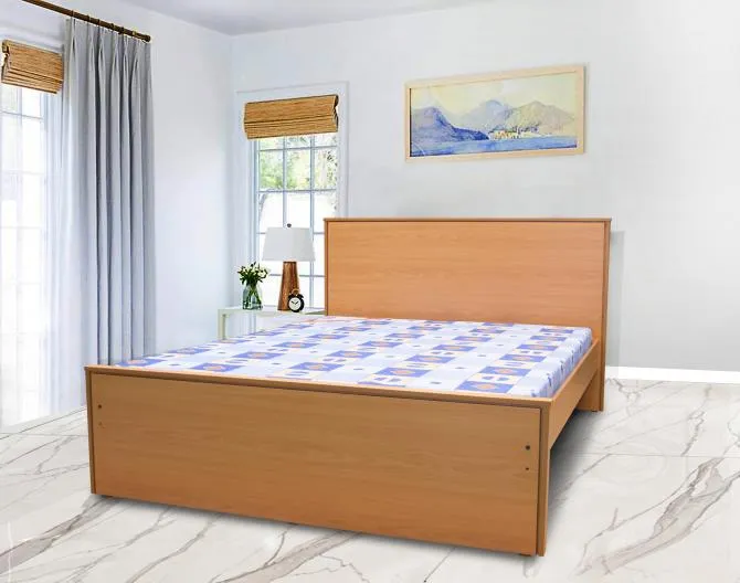 Omega Queen Size Bed - Sahara Walnut