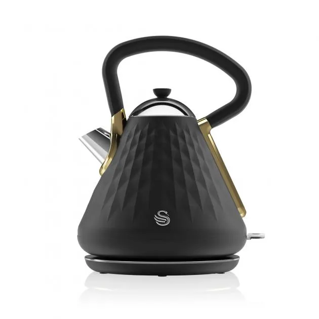 Swan Gatsby Pyramid Kettle (Black)