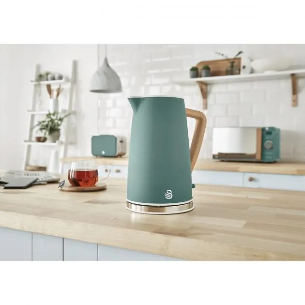 Swan 1.7L Nordic Style Cordless Kettle 3000W (Green)