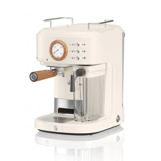 Swan Nordic Pump Espresso Coffee Machine SK22150WHTN - 1100W, (White)