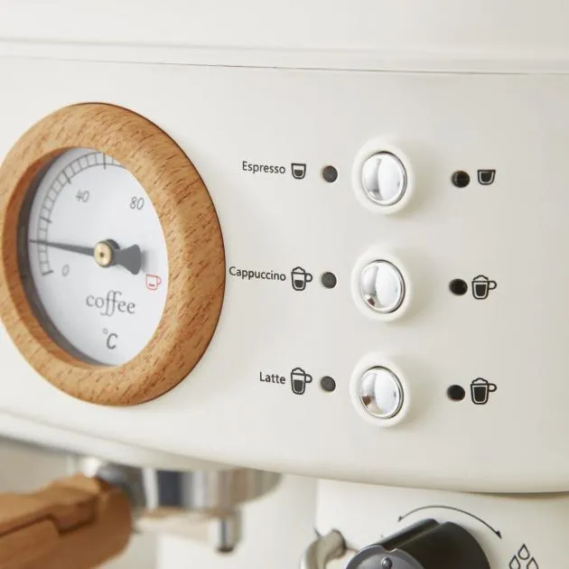 Swan Nordic Pump Espresso Coffee Machine SK22150WHTN - 1100W, (White)