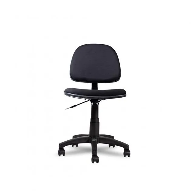 Fabric Typist Chair Without Arms T011-BL-S - Black