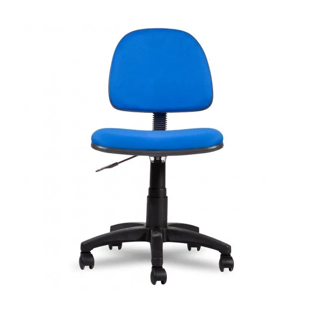 Fabric Typist Chair Without Arms T011-BU-S - Blue