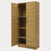 Miko Two Door Wardrobe - Sahara Walnut