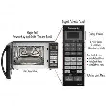 Panasonic 27L Convection Touch Microwave With Magic Grill (NN-CT645) - 1400W