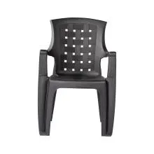 VINTAGE Plastic Chair - PF-VIN-CHR-BL-S (Black)