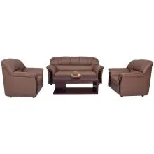 Nobel Sofa - Brown PVC