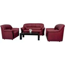Nobel Sofa - Maroon PVC