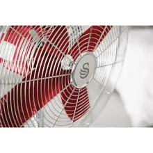 Swan Retro 16 Inch Stand Fan (Red)