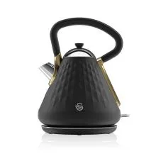 Swan Gatsby Pyramid Kettle (Black)