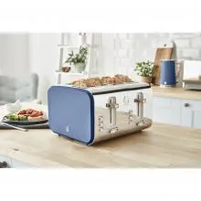 Swan 4 Slice Nordic Style Toaster ST14620BLUN (Blue)