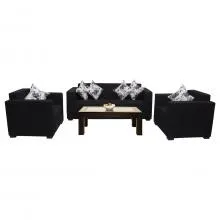 Cloud Sofa WFL-CLOUD-07 - Black Colour Fabric