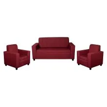 Monaco Sofa Maroon Fabric